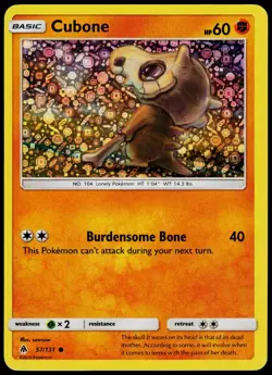 Cubone (General Mills Promo) 057/131 Forbidden Light - Holo Pokemon MP (Promo) - Image 1