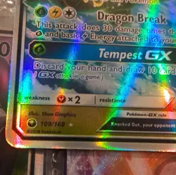 Pokemon TCG Rayquaza GX 109/168 SM-Celestial Storm Holo Ultra Rare 180HP 2018 - Image 4