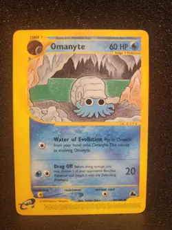 Omanyte Skyridge E-Series Pokemon Uncommon Card 41/144 Regular Non-Holo - Image 1