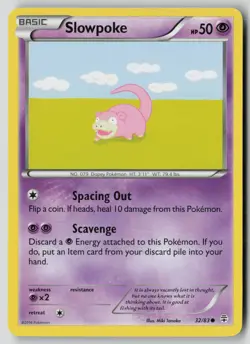 Slowpoke 32/83 Common Generations Pokemon NM - Image 1
