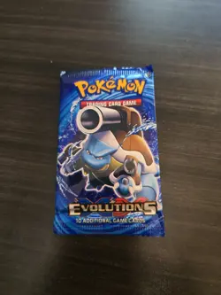 Pokemon TCG XY Evolutions Booster Pack Mega Blastoise Artwork - 2016 Sealed - Image 1