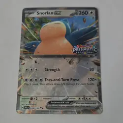 Snorlax Ex 076/131 Prismatic Evolutions Double Rare Holo Eng Prismatic Evo Stamp - Image 1