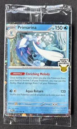 Pokemon Primarina 020/084 Pitch Black Promo Sealed Barnes And Noble Sealed - Image 1