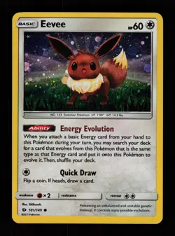 Eevee (Cosmos Holo) 101/149 Promo Miscellaneous Cards & Products Pokemon Cards - Image 1