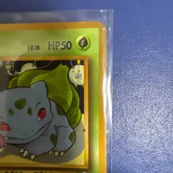 Bulbasaur Glossy Vending Machine Series 1 Japanese Pokemon Card 1998 Vintage VG - Image 3