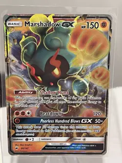 Pokemon Marshadow GX 80/147 Sm-Burning Shadows Holo - Image 1