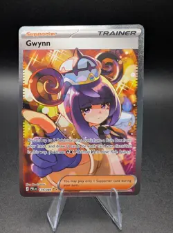 Gwynn Special Illustration Rare SIR #119/084 Pokemon TCG Pitch Black English - Image 1