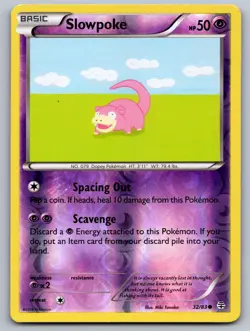 Slowpoke 32/83 Common Generations Pokemon Reverse Holo Near Mint - Image 1