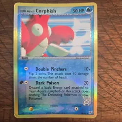 Team Aqua's Corphish 26/95 Team Magma vs Team Aqua Pokemon Reverse Holo LP - Image 2