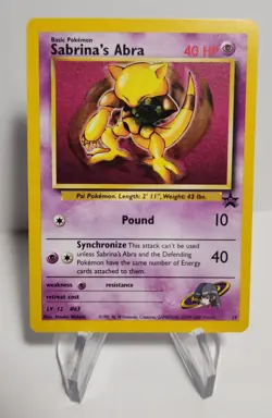 Pokemon TCG | Sabrina's Abra | Black Star Promo #19 - Near Mint - Image 1