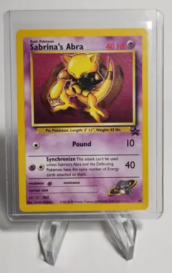 Pokemon TCG | Sabrina's Abra | Black Star Promo #19 - Near Mint - Image 2