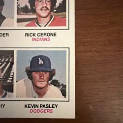 1977 Topps #476 Rookie Catchers Gary Alexander, Rick Cerone, Dale Murphy - Image 4