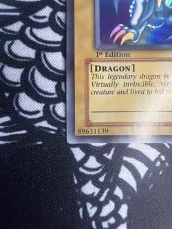 Yu-Gi-Oh Blue-Eyes White Dragon SDK-001 Ultra Rare 1st Ed Asian-English NM- - Image 5