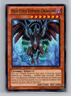 Red-Eyes Zombie Dragon LCJW-EN206 Legendary Collection 4 Joeys World YuGiOh 1st - Image 1