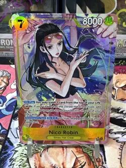 CCG One Piece Nico Robins Eb03-055 Alternative Artwork English Near Mint Rare - Image 1