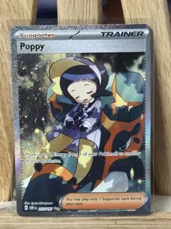 Poppy 227/197 Special Illustration Rare SIR Obsidian Flames Pokemon Near Mint NM - Image 1