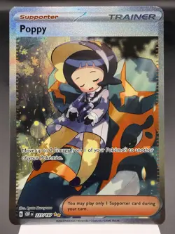 Poppy 227/197 - Special Illustration Rare - Obsidian Flames Pokemon Card NM - Image 1