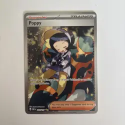 Poppy 227/197 Full Art Special Illustration Rare Obsidian Flames Pokemon TCG - Image 1