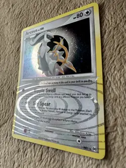 2009 Pokemon TCG Platinum Arceus Lv.100 Holo Rare AR5 LP - Image 2