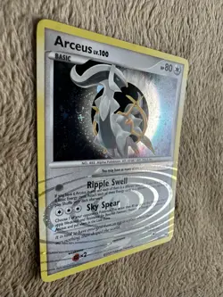 2009 Pokemon TCG Platinum Arceus Lv.100 Holo Rare AR5 LP - Image 4