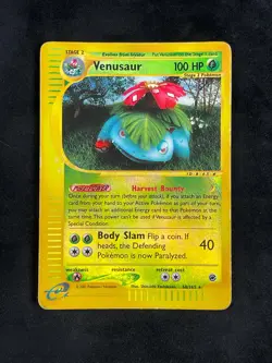 Venusaur 068/165 Expedition Base Set Reverse Holo Vintage Pokemon Card WOTC HP - Image 1