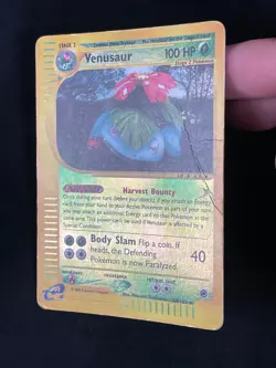 Venusaur 068/165 Expedition Base Set Reverse Holo Vintage Pokemon Card WOTC HP - Image 3
