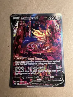 Pokemon TCG Zamazenta v Crown Zenith Galarian Gallery Ultra Rare Card GG54/GG70 - Image 1