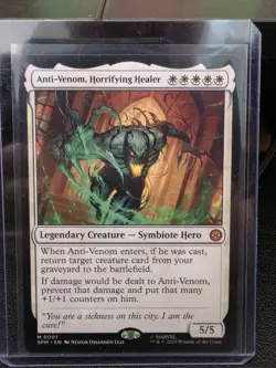 Wizards of the Coast MTG Anti-Venom, Horrifying Healer Mythic EA White EN 1 - Image 1