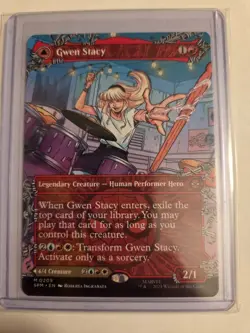 Gwen Stacy (0209) (Borderless) Marvel's Spider-Man Regular - Image 1