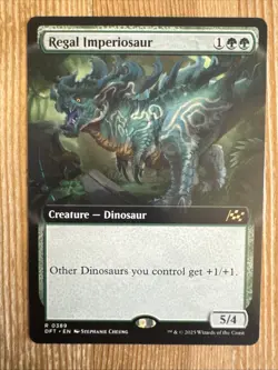 Regal Imperiosaur - Extended Art - DFT - MTG - NM - EN - 0389 - Image 1