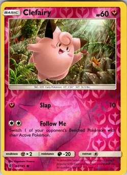 Clefairy 88/145 SM - Guardians Rising Pokemon TCG LP - Image 1
