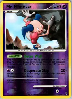 Mr. Mime 37/147 Rare Supreme Victors Pokemon Reverse Holo Lightly Played - Image 1