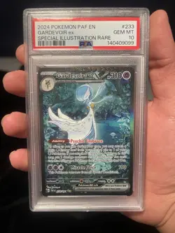 Pokemon 2024 Paldean Fates Gardevoir ex 233/091 SIR Holo PSA 10 - Image 1
