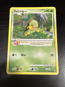 Turtwig 78/100 Common Majestic Dawn Pokemon - Image 1