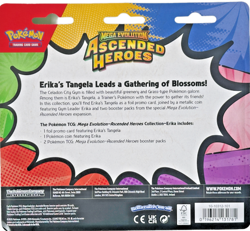 Pokemon TCG Mega Evolution Ascended Heroes Erika's Tangela 2 Pack Blister NEW - Image 2