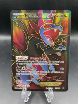 Hydreigon EX 103/108 XY Roaring Skies 2015 Full Art Holo Pokemon Card TCG LP - Image 1
