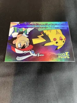2000 Topps Pokemon The Movie 2000 Off To Save The World- Rainbow Foil #48 -NM/LP - Image 4