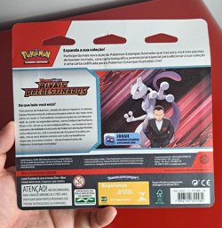 Pokemon TCG — Destined Rivals: 3 Pack Blister w/ ZEBSTRIKA Promo [PORTUGUESE] - Image 5