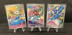 First Partner Illustration Collection Series 1 Gen 7 Alola Starters Pokemon TCG - Image 1