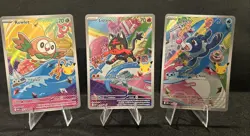 First Partner Illustration Collection Series 1 Gen 7 Alola Starters Pokemon TCG - Image 3