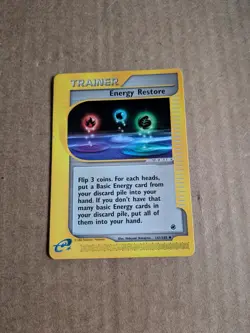 Pokemon Expedition Base Set Energy Restore 141/165 - Image 1