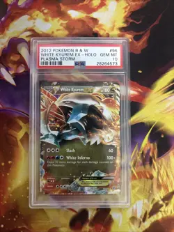 Pokemon B&W White Kyurem Ex 2012 Plasma Storm #96 Gem Mint PSA 10 - Image 1