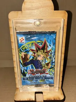 YuGiOh SEALED Legend of Blue Eyes White Dragon Unlimited Booster Pack w/Case 1st - Image 1