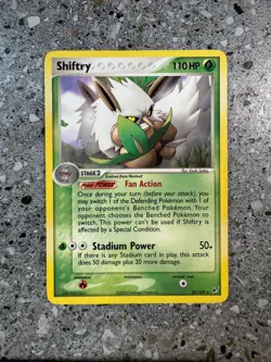 Pokemon TCG Cards Shiftry 25/107 Deoxys Rare NM - Image 1