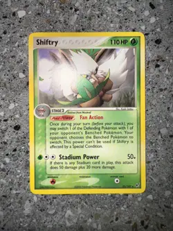 Pokemon TCG Cards Shiftry 25/107 Deoxys Rare NM - Image 3