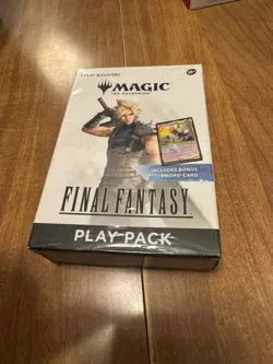 Magic the Gathering Final Fantasy video game trading card MTG Play Pack + promo - Image 1