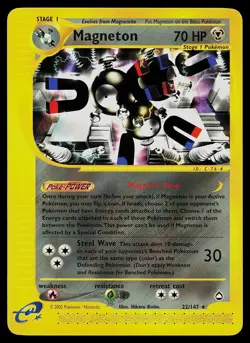 Pokemon Card - Magneton Aquapolis 22 Rare - Image 1