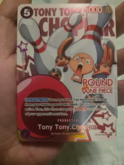 Round1 One Piece Card Game Promo Tony Tony Chopper English Near Mint OP09-068 - Image 1