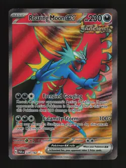 Roaring Moon ex 229/182 Holo Ultra Rare Paradox Rift Pokemon Cards - Image 1