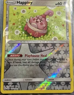 Happiny 161/214 Sm-Unbroken Bonds Reverse Holo Card Lp Condition - Image 1